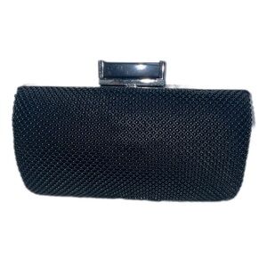 Elegant Black Pearl Clutch Bag